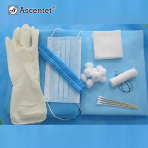 Disposable emergency childbirth kit for medical use
