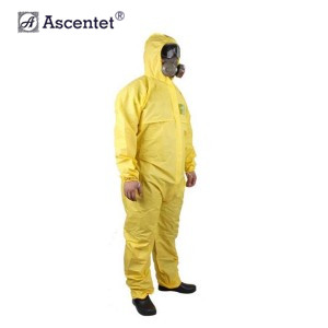 Hygienic Protective Coveralls Dangerous Goods Suit Zipper Isolation Protective Workwear Disposable Factory Hospital Nurse Workwear Doctor Safety Clothes