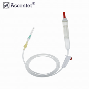 Medical disposable blood transfusion set with tube